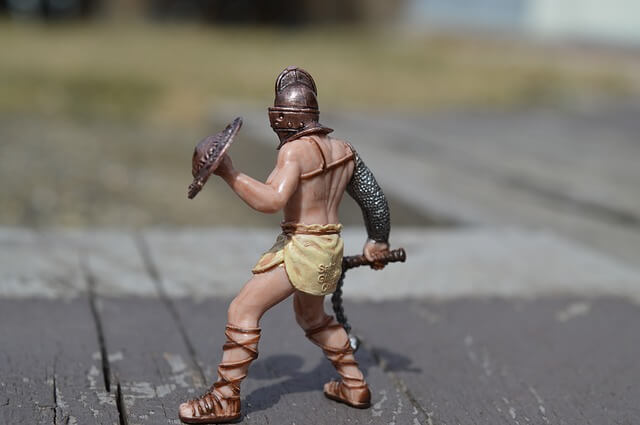 figurka gladiatora